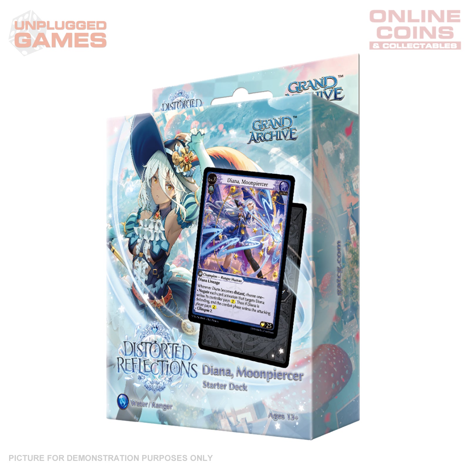 Grand Archive TCG: Distorted Reflections – Starter Deck – Diana, Moonpiercer